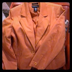 Rust orange blazer